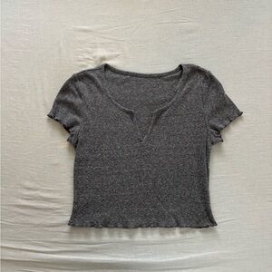PacSun Charcoal Crop Top